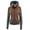 Charcoal-Coffee, variant on Ladies V Neck Hoodie – Long Sleeve Zip-up V Neck Hoodies for women, Oversized Fleece Sweatshirt Jacket with Pockets