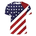thumbnail image 4 of cllios 4th of July T Shirts for Men Red White and Blue Graphic Tees Lightweight Short Sleeve Workout Tshirts Independence Day Patriotic American Flag Shirts, 4 of 5