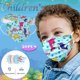 thumbnail image 3 of Máscaras con estampado de flores para niños para protección Mascarilla de tres capas para niños Earloop desechable kaili Sencillez, 3 of 3