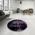 thumbnail image 4 of Ahgly Company Machine Washable Indoor Rectangle Abstract Night Black Area Rugs, 6' x 9', 4 of 7