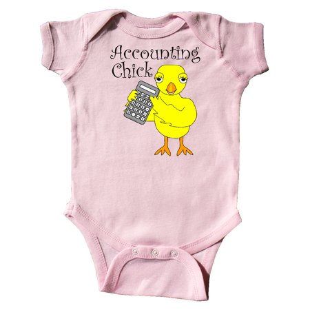 

Inktastic Accounting Chick Text Gift Baby Girl Bodysuit
