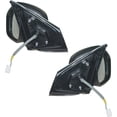 thumbnail image 3 of New Left Driver & Right Passenger Side Door Mirror Compatible with 2015 Mitsubishi Lancer Power Manual Folding 7632C352XA 7632C364 7632C351XA 7632C363 ES GT SE SEL Sedan, 3 of 4