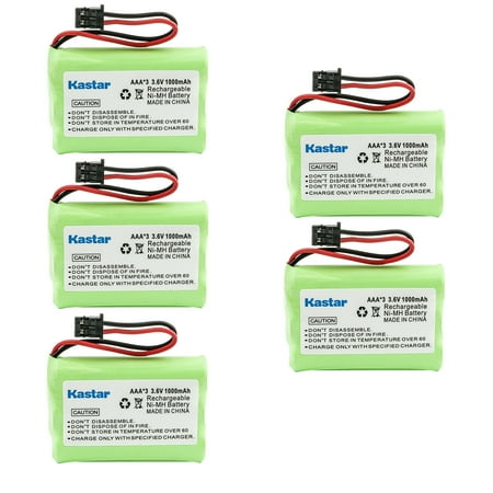 Kastar 5-Pack Battery Replacement for Uniden TRU-9280-3 TRU-9280-4 TRU9360 TRU93602 TRU-9360 TRU-9360-2 TRU9380 TRU93802 TRU93803 TRU93804 TRU-9380 TRU-9380-2 TRU-9380-3 TRU-9380-4 TRU9385 TRU93852