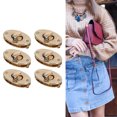 thumbnail image 4 of Fermoir à Verrouillage, Forme Ovale Solide et Durable 6 Pcs Fermoir Fermeture pour Cuir, 4 of 8