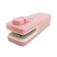 thumbnail image 3 of Cortador Sellador Magnético 2 en 1 Alimentos Con Carga USB para Bolsas Plástico () Rosa, 3 of 8