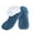 Blue, variant on BadPiggies Women Slipper Socks with Gripper Non Slip Soft Warm Cozy Fuzzy Socks Winter House Slippers (Black)