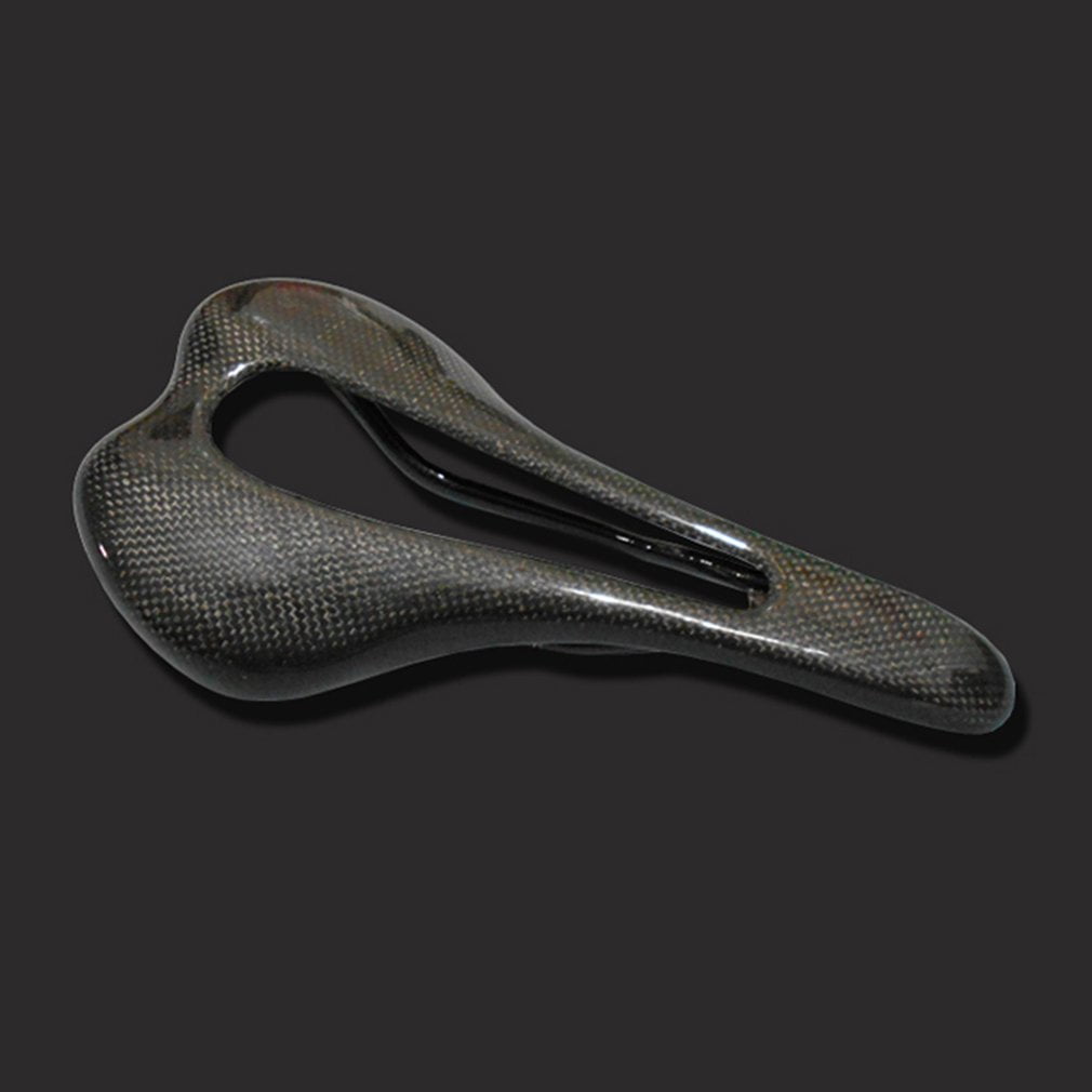 Carbon Fiber Seat Mountain Road Bike Bicycle Racing Hollow Seat Saddles Black