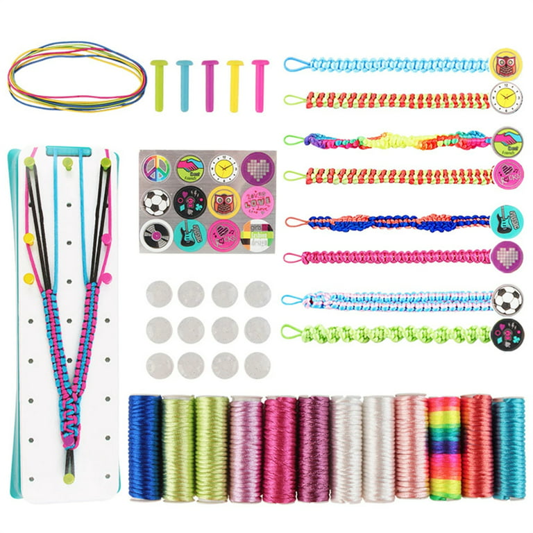 Flower Crowns & Bracelet Making Kit for Girls - Make Your Own Jewelry Kits  for Kids - DIY Hair Accessories Set - Arts & Crafts Gift for Ages 6-12 Year