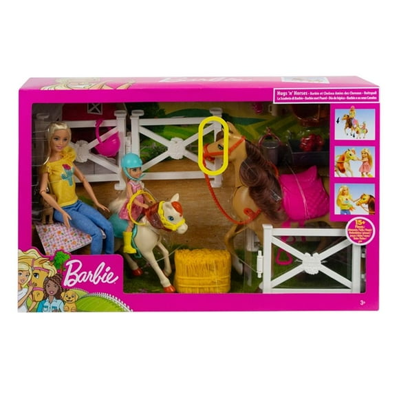 Set de Juego Barbie y Chelsea Diversión con Caballos