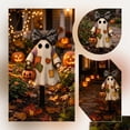thumbnail image 6 of DefiDgd Halloween Ghost Metal Yard Stake,Vintage Rustic Style Outdoor Ghost Decor for Halloween Fall Porch Lawn Flower Bed Garden Holiday Party Home Decoration(B), 6 of 9