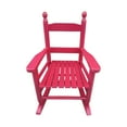 thumbnail image 2 of LoLado Children's Rocking Chair-Indoor or Outdoor-Suitable for Kids-Durable, Rose Red, 2 of 7