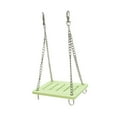 thumbnail image 3 of Hámster Swing Play -Stand Decoración estable Hammock Jage Ejercicio Molar Molar Postón colgante para pájaros PARROT MACAW PARAKEET Budgie Verde, 3 of 8