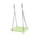 thumbnail image 3 of Accesorios colgantes para mascotas de hámster Decoración estable Hamaca Hamaca Ejercicio Molar Molar Postón colgante para pinzones Páreos para pájaros Verde, 3 of 8
