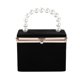 thumbnail image 1 of Cat Bolso de mano de noche para mujer, caja de perlas artificiales, bolso de hombro tipo bandolera, miércoles, 1 of 5