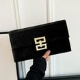 thumbnail image 3 of Women Clutch Bag Envelope Shape Bohemian Foldable Double-layer Straw Braided Solid Color Portable Summer Beach Vacation Handbag, 3 of 8