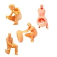 thumbnail image 3 of Figuras de personas pintadas a mano a escala 1/64, escenas de garaje de motociclistas, mesa de arena estiloA, 3 of 6