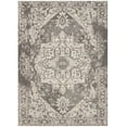 thumbnail image 2 of SAFAVIEH Classic Vintage Atanas Floral Bordered Polyester Area Rug, Grey, 8' x 10', 2 of 7
