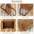 thumbnail image 2 of Zhengup Straw Crossbody Bags for Women Beach Handbags Wicker Summer Purse Woven Island Beach Bags Natural Bag, 2 of 6