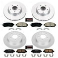 thumbnail image 2 of PowerStop Front and Rear Geomet Coated Brake Rotor and Pad Kit Fits: NISSAN Select Models CRK6495, 2 of 5