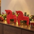 thumbnail image 1 of Wooden Rocking Horse Decor for Home, Nordic Style Table Ornament, Pine Wood Handcrafted Gift for s and Adults, 1 of 6