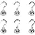 thumbnail image 3 of 12 Ganchos Magnéticos Fuerza 8kg, Imanes 16 Mm Magnéticos Para Puertas, Armarios, Techos, Herrajes, Herrajes Industriales, 3 of 5