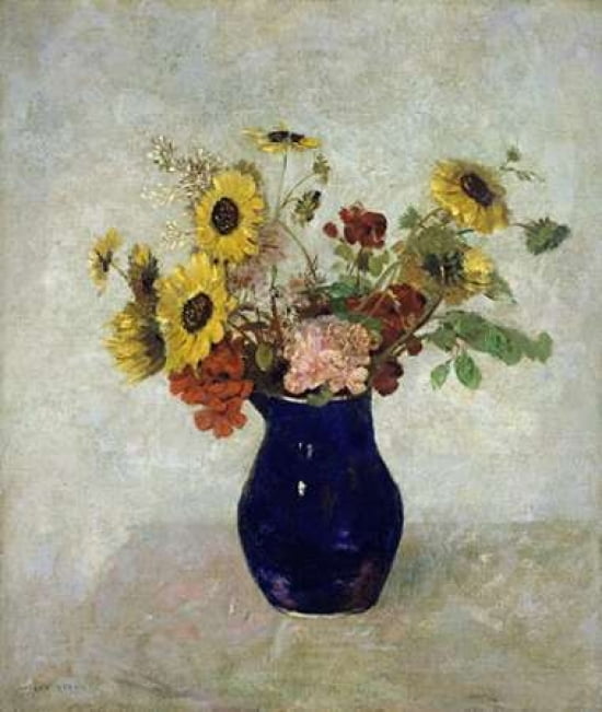 Vase De Fleurs Canv