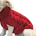 thumbnail image 6 of UDIYO Pet Small Dog Cat Chihuahua Autumn Winter Sweater Knitwear Clothes Blouse Outfit, 6 of 7