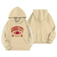 thumbnail image 3 of Tiijoy Girls Football Hoodie Pullover Hooded Sweatshirt Activewear, Sizes 18-24M, 3 of 3