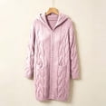 thumbnail image 6 of Hvogkswy Long Cardigan Sweaters for Women Long Sleeve Oversized Knit Outerwear Fall Casual Hooded Cardigan with Pockets, 6 of 7