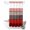 ClassicZF0403, variant on No Hook Shower Curtain with Built-in Rings - Pink Black Grey Lines Washable Waterproof Fabric Bathroom Curtains for Hotel,Rentals, Stall 48 X 72 Inch , Modern Abstract Stripes