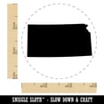thumbnail image 2 of Kansas State Silhouette Self-Inking Rubber Stamp Ink Stamper - Fuchsia Ink - Small 3/4 Inch, 2 of 7