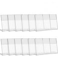 thumbnail image 1 of 12 Pcs Acrylic Sign Holder, 15.2 X 10.2 Cm L- Shaped Display Stand, Menu Holder, Clear Card Holder, Picture Frame, Photo Frame Display- 6" X 4" Z, 1 of 5