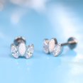 thumbnail image 5 of Limerencia Titanium Flat Back Earrings Stud 18G Hypoallergenic Flatback Earrings Threadless Push Pop in Studs for Nose, Helix, Tragus, Conch, Labret Piercing, 5 of 13