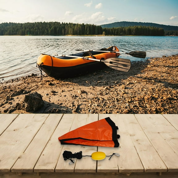 Multi Size Kayak Drift Anchor Fishing Boat Anchor Buoy Set Yacht Sea Anchor S