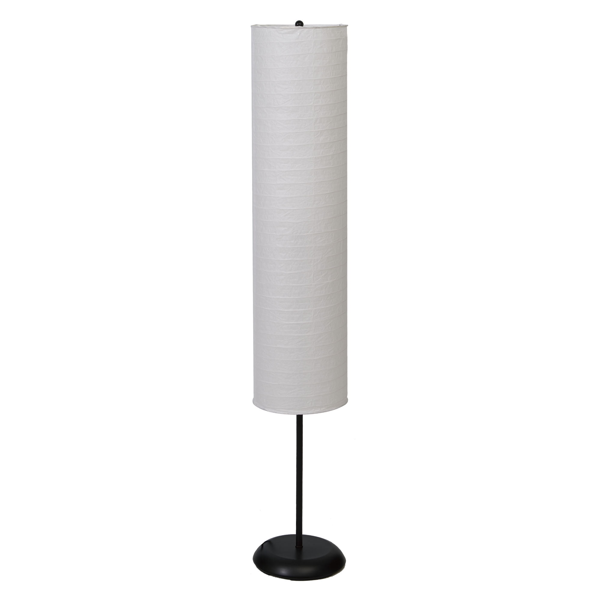 Mainstays Collapsible Floor Lamp, Bohemian Style with Ivory Rice Paper Shade