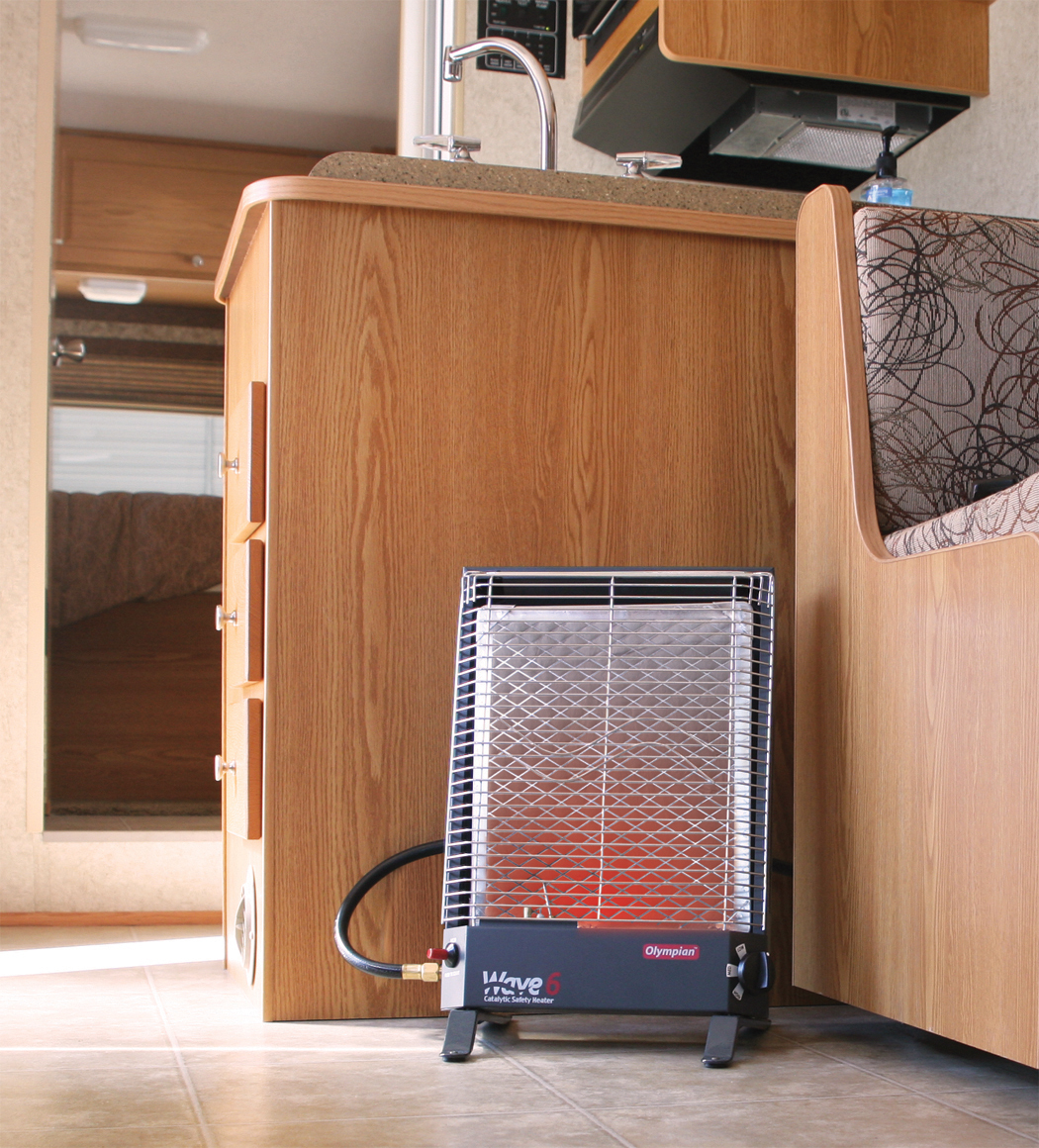 Camco Olympian Wave 6 Catalytic Safety Heater | Adjustable from 3200 to  6000 BTUs | Black (57341) - Walmart.com