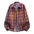 thumbnail image 1 of Seeotter Flannel Shirt for Men Cotton Mens Flannel Shirts Long Sleeve Plaid Soft Casual Button Down Shirt Men, 1 of 6