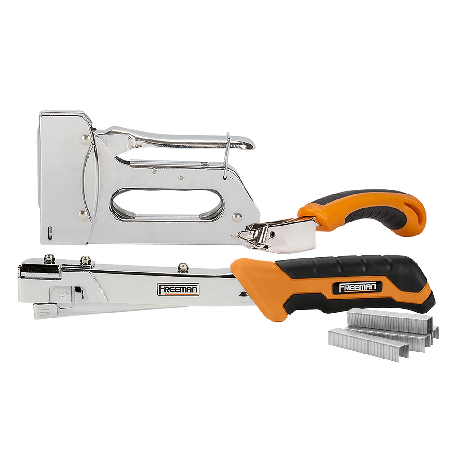 Freeman PHTSRK Staple Gun & Hammer Tacker Kit w/Staples (3,750 Count