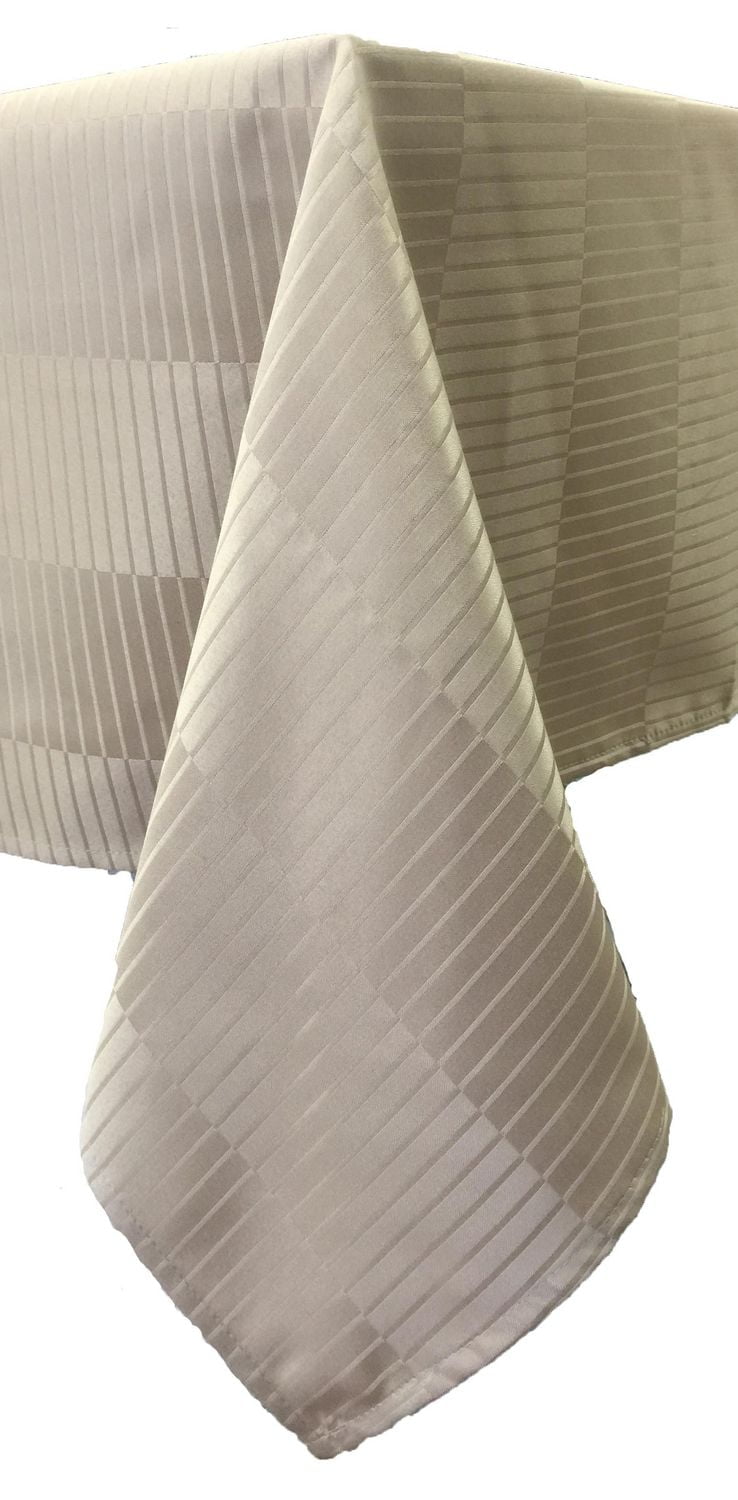 Fabstyles Premium Stripe Spill-Proof Tablecloth