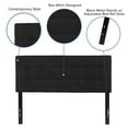 thumbnail image 4 of Flash Furniture Bedford Adjustable Tufted Upholstered Full Size Headboard, Black, 4 of 13