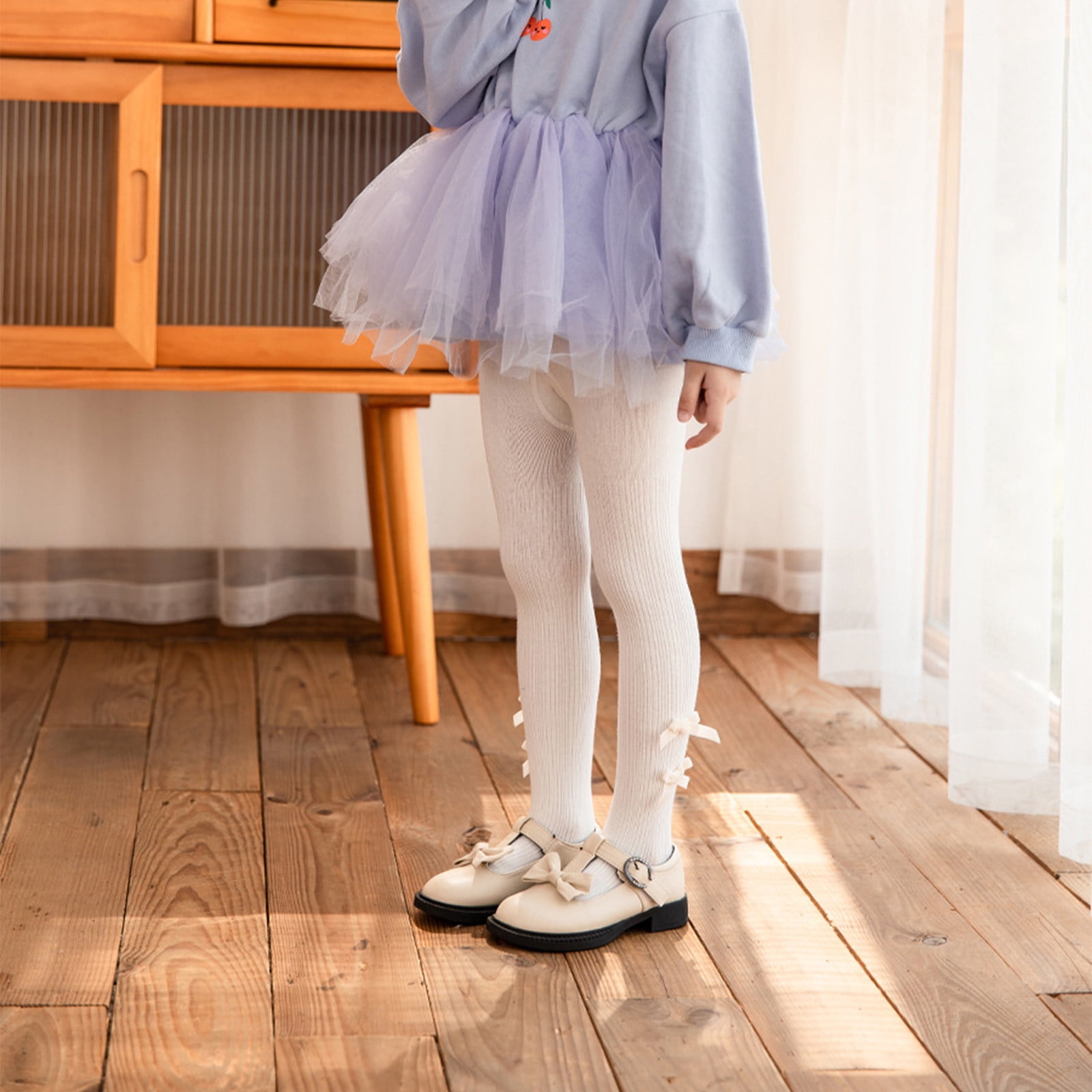 TopLLC Girls pants 2 7 Years Young Girls Cotton Uniform School Tights Warm Soft And Girls Tights For Comfortable tight pantyhose