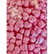 FunPak MiniPack Plant Based Biodegradable Packing Peanuts 0.60 cu ft Bag Compostable Pink Hearts