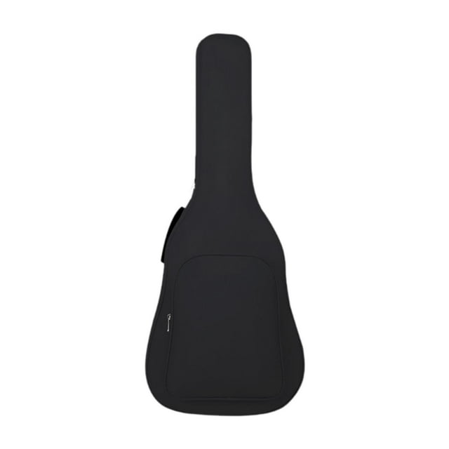 Funda para guitarra acústica Estuche para guitarra acústica de 40 y 41 pulgadas Correa de hombro ajustable y suave Negro