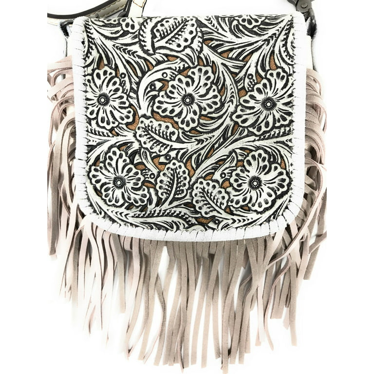Western Cowgirl Fashion Style Leather Fringe Crossbody Handbags Women Purse  Country Everyday Shoulder Bag, #2 Coffee, One Size: : Fashion