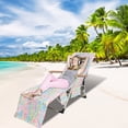 thumbnail image 4 of Backpack Cooler Beach Chair Portable Camping Folding Chair with Storage Pouch, 4 of 4