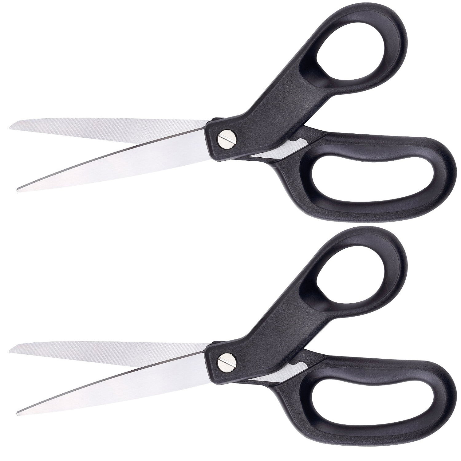 With Options 8 Inches Dexterity Aid Loop Scissors 2-Pack Dark Blue 