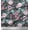 Dark Gray, variant on Soimoi Black Cotton Duck Fabric Anemone & Pink Flower Floral Fabric Prints By Yard 42 Inch Wide