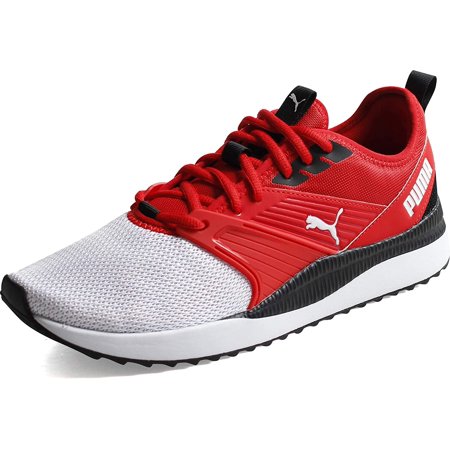 

Alexander McQueen by PUMA Black Label mens Cross Trainer Puma White-High Risk Red-Hot coral-puma Black 10 M US