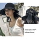 thumbnail image 5 of Toystoory Sombreros de verano para mujer, sombrero de sol con protección y detalle de lazo de ala ancha para mujer, novedad Escalada beige A rayas, 5 of 6