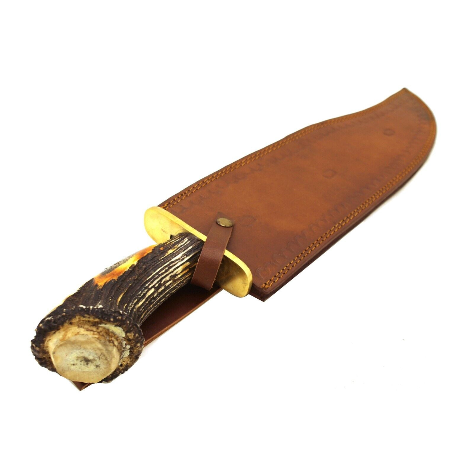 Wild Turkey Handmade Collection 25" Montana Stag Handle Full Tang Hunting Knife